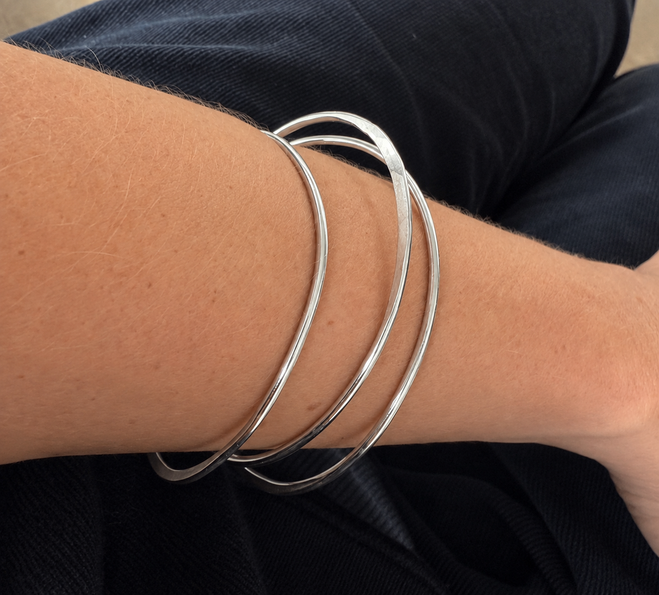 Wrap Silver Cuff Bangle