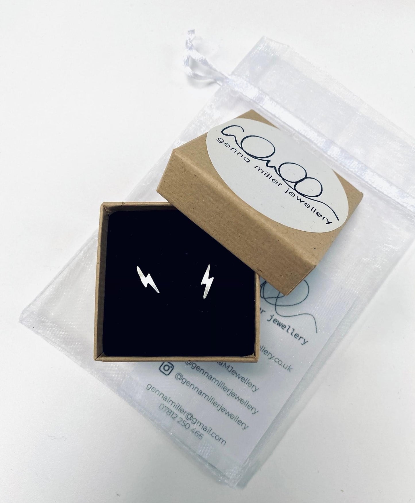 Lightning Bolt stud earrings