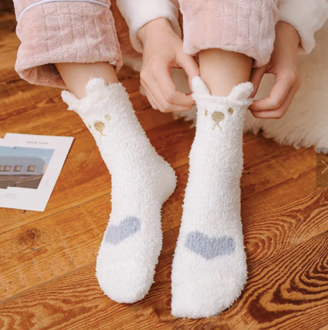 Fluffy Bed Socks