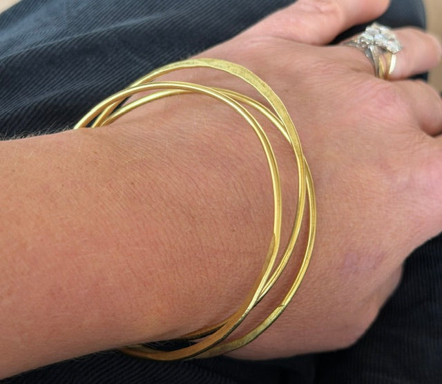 Wrap Brass Cuff Bangle