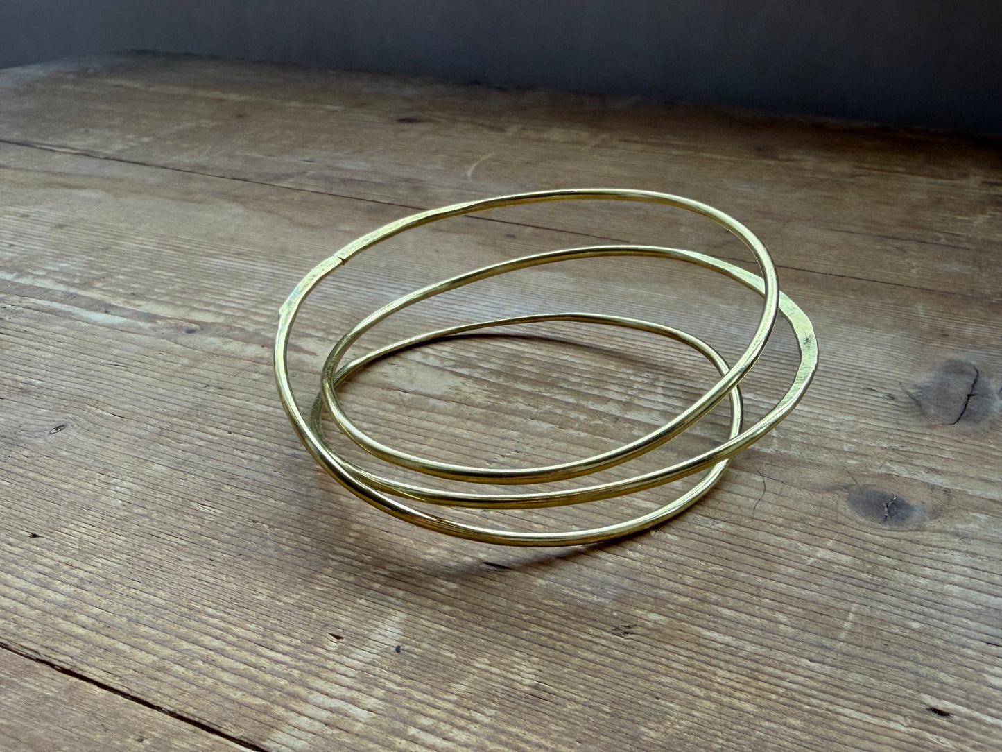 Wrap Brass Cuff Bangle