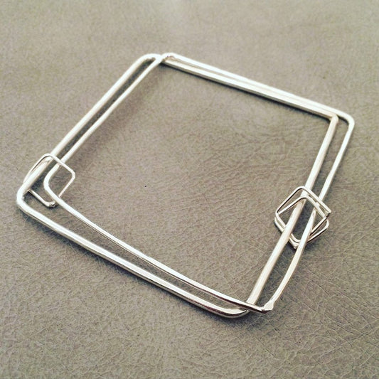 double square charm bangle