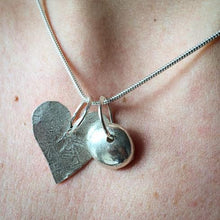 Load image into Gallery viewer, heart and nugget pendant