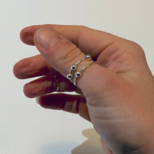 Load image into Gallery viewer, Silver fidget anxiety ring
