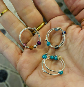 Colour-pop fidget ring