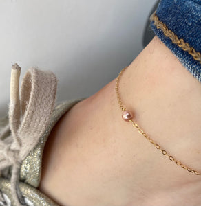 9ct rose gold anklet online